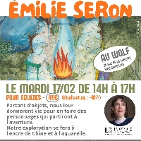 ATELIER POUR ADULTES AVEC ÉMILIE SERON
